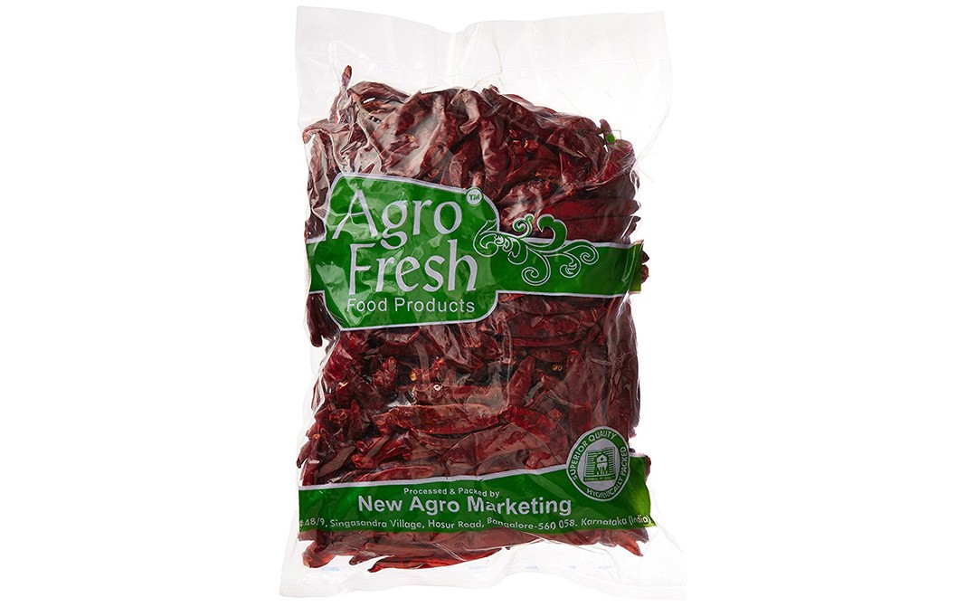 Agro Fresh Premium Guntur Chilly    Pack  500 grams